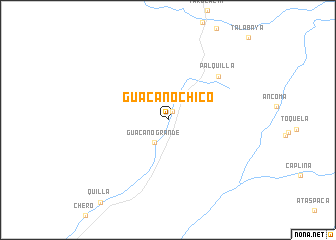 map of Guacano Chico