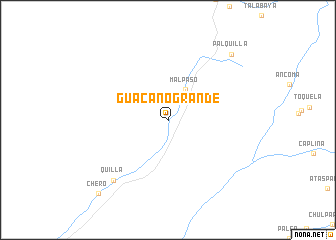 map of Guacano Grande