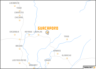 map of Guacaporo