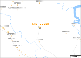 map of Guacarapo