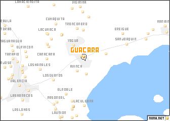 map of Guacara