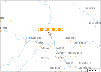 map of Guacariachic