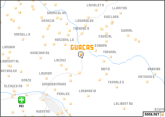 map of Guacas