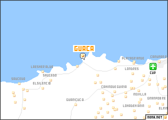 map of Guaca