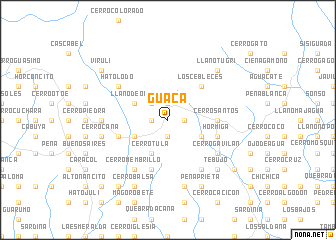 map of Guaca