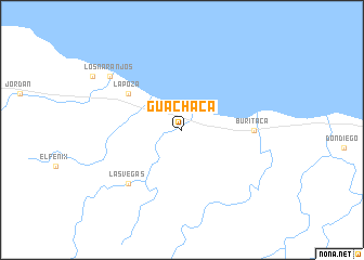 map of Guachaca