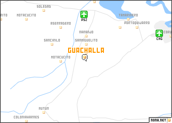 map of Guachalla