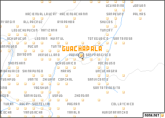 map of Guachapala