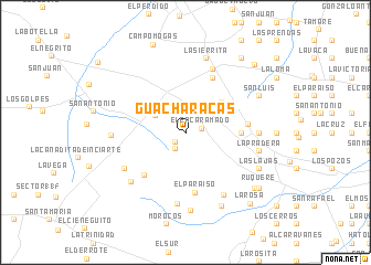 map of Guacharacas