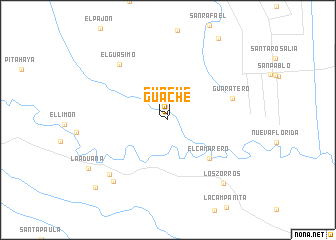 map of Guache