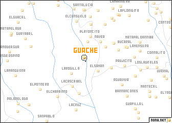 map of Guache