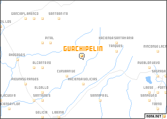 map of Guachipelín