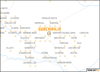 map of Guachipilín