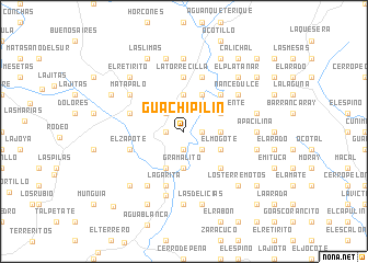 map of Guachipilín