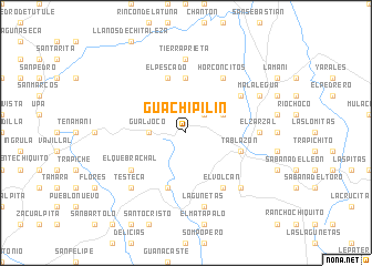 map of Guachipilín