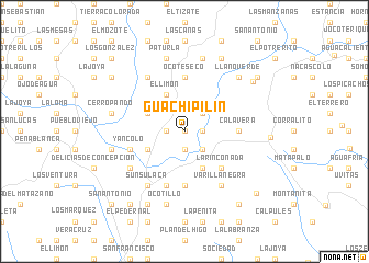 map of Guachipilín