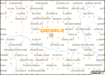 map of Guachipilín