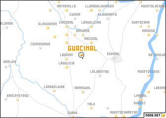 map of Guacimal