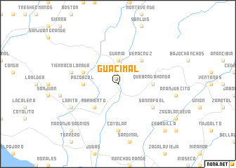 map of Guacimal