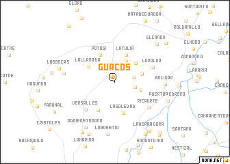 map of Guacos