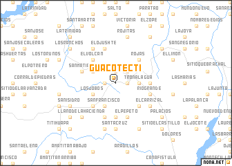 map of Guacotecti