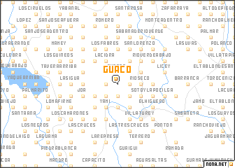 map of Guaco