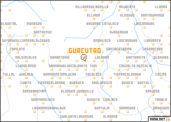 map of Guacutao