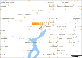 map of Guadabraz