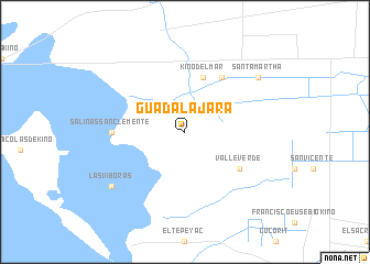 map of Guadalajara