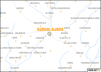 map of Guadalajara