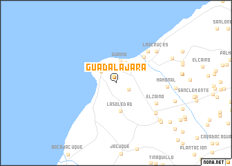 map of Guadalajara