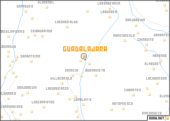 map of Guadalajara