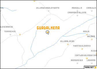 map of Guadalmena