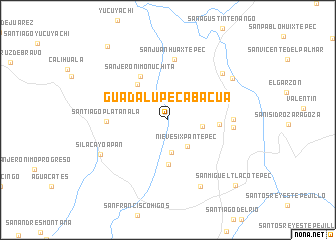 map of Guadalupe Cabacua