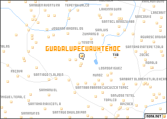 map of Guadalupe Cuauhtémoc