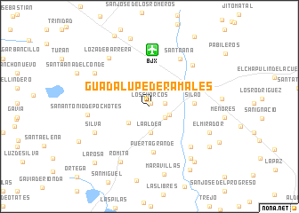 map of Guadalupe de Ramales