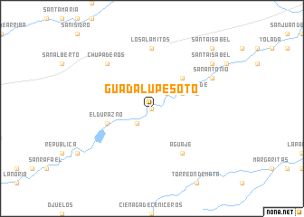 map of Guadalupe Soto