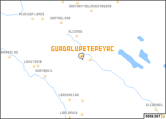 map of Guadalupe Tepeyac