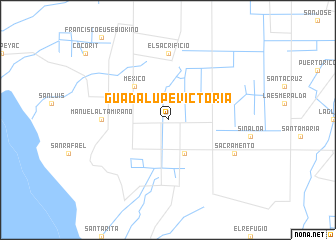 map of Guadalupe Victoria