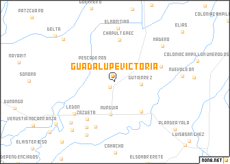 map of Guadalupe Victoria