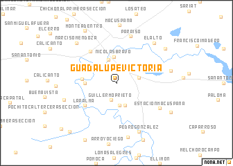 map of Guadalupe Victoria