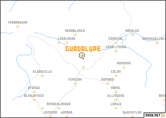 map of Guadalupe