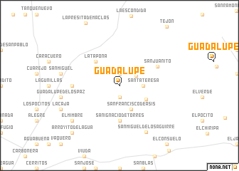 map of Guadalupe