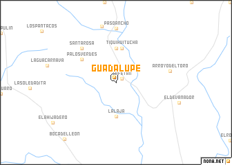 map of Guadalupe