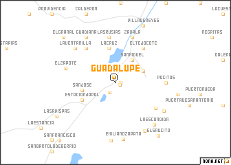 map of Guadalupe