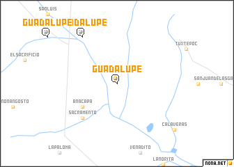 map of Guadalupe