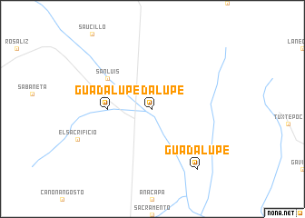 map of Guadalupe