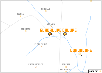 map of Guadalupe