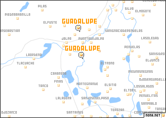 map of Guadalupe