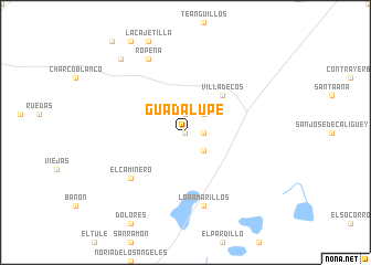 map of Guadalupe